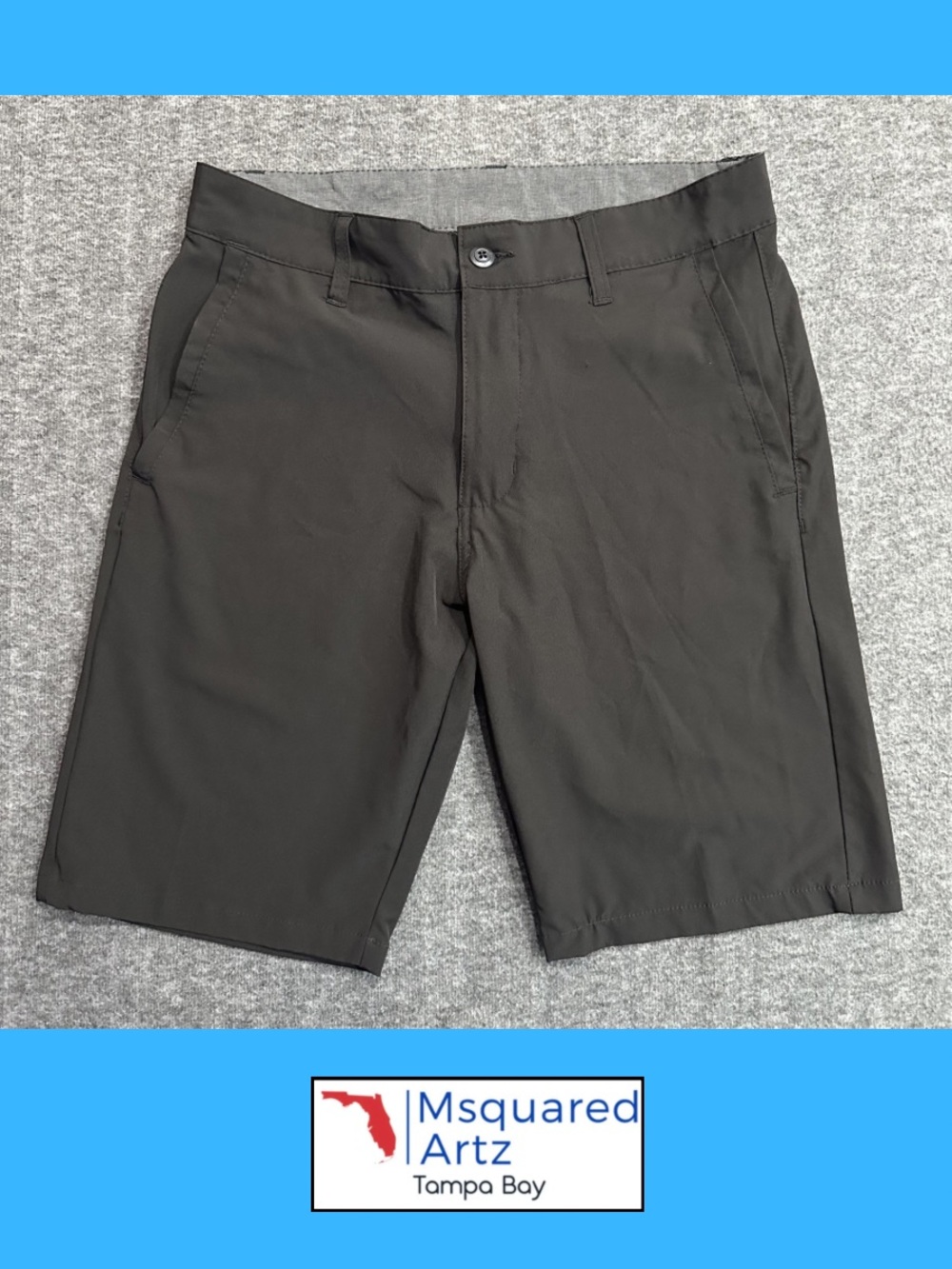 Surf Style Performance Black Hybrid Board Shorts Men's Size 30